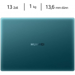 HUAWEI 华为 MateBook X – 13 英寸 3K Infinite 全视图触摸屏超极本,* 10 代英特尔 i5,16 GB 内存,512 GB SSD,华为Share,铝制统一,指纹传感器,Windows 10 家庭版