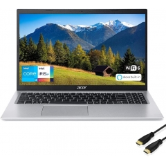 Acer 宏碁 Aspire 5 超薄 15.6 英寸全高清商务和学生笔记本电脑,* 11 代英特尔酷睿 i3-1115G4 处理器,高达 4.1GHz(Beat i5-1035G4),WiFi 6,Amazon Alexa,8GB 内存