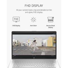 HP Pavilion 17.3 英寸 IPS FHD 笔记本电脑(2022 型号),Intel Core i5-1155G7(Beats i7-1165G7),Intel Iris Xe 显卡,16GB RAM,512GB PCIe SS