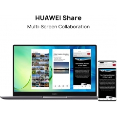 HUAWEI 华为 MateBook D 15 2021,英特尔酷睿 i5-1135G7,8GB 内存,512GB 固态硬盘,15.6 英寸笔记本电脑,FHD 全高清显示屏,超薄金属外壳,Windows 11 家庭版,指纹传感器,QWERT