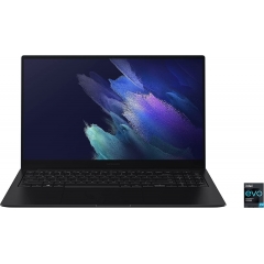 Samsung 三星 Galaxy Book Pro Windows 11 Intel Evo 平台笔记本电脑 15.6 英寸 AMOLED 屏幕第 11 代英特尔酷睿 i7 处理器 16GB 内存 512GB 固态硬盘持久电池,神秘蓝