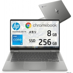 Google HP Chromebook x360 14c 笔记本电脑 英特尔 Core i5 8GB内存 256GB SSD 2in1 指纹认证 支持USI笔IPS触摸日语键盘 Wi-Fi6