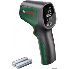  Bosch 博世 UniversalTemp 红外温度计（温度范围：-30°C 至 +500°C，2 个电池，AA，纸盒包装）