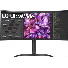 LG UltraWide QHD 34 英寸曲面电脑显示器 ...