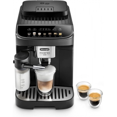 De'Longhi Magnifica Evo ECAM 292.81.B 全自动咖啡机，带奶泡系统，7 个用于卡布奇诺、浓缩咖啡和其他特色咖啡的直接选择按钮，直观的控制面板，2 杯功能，黑色