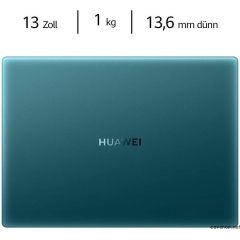 HUAWEI 华为 MateBook X – 13 英寸 3K Infinite 全视图触摸屏超极本,* 10 代英特尔 i5,16 GB 内存,512 GB SSD,华为Share,铝制统一,指纹传感器,Windows 10 家庭版